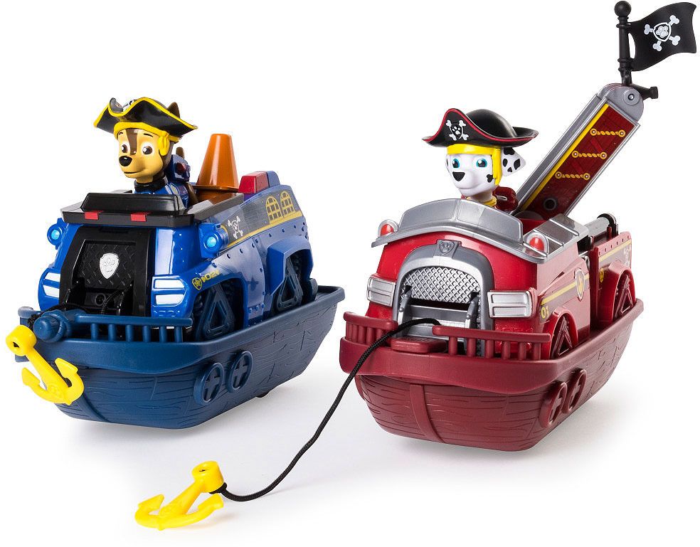 Paw Patrol   Pirate Vehicles. Chase and Marshall