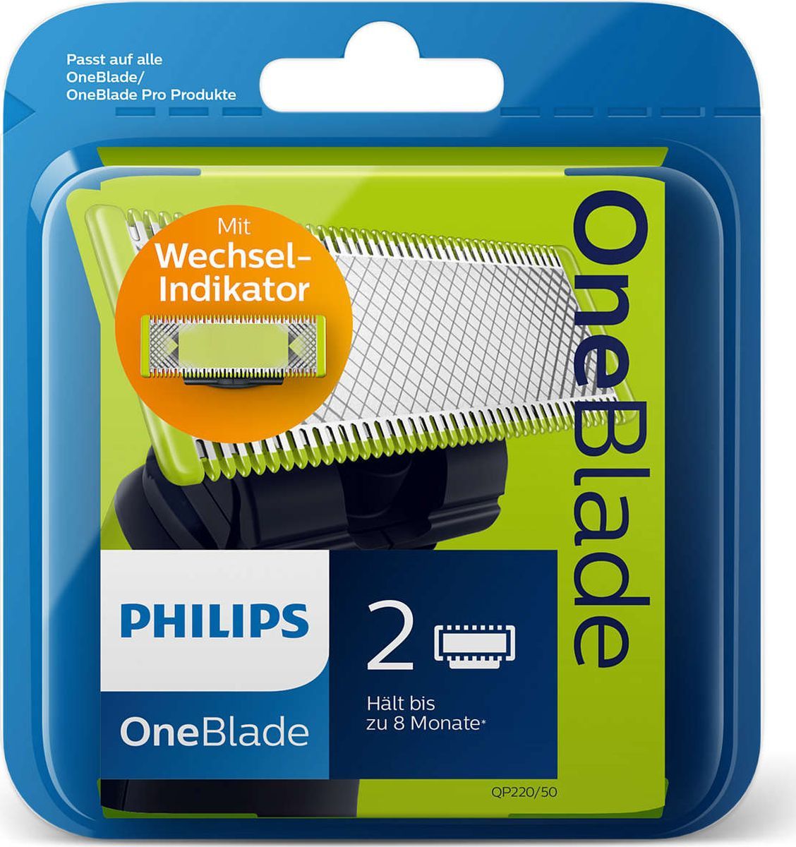   Philips QP220/50  OneBlade  OneBlade Pro, 2 